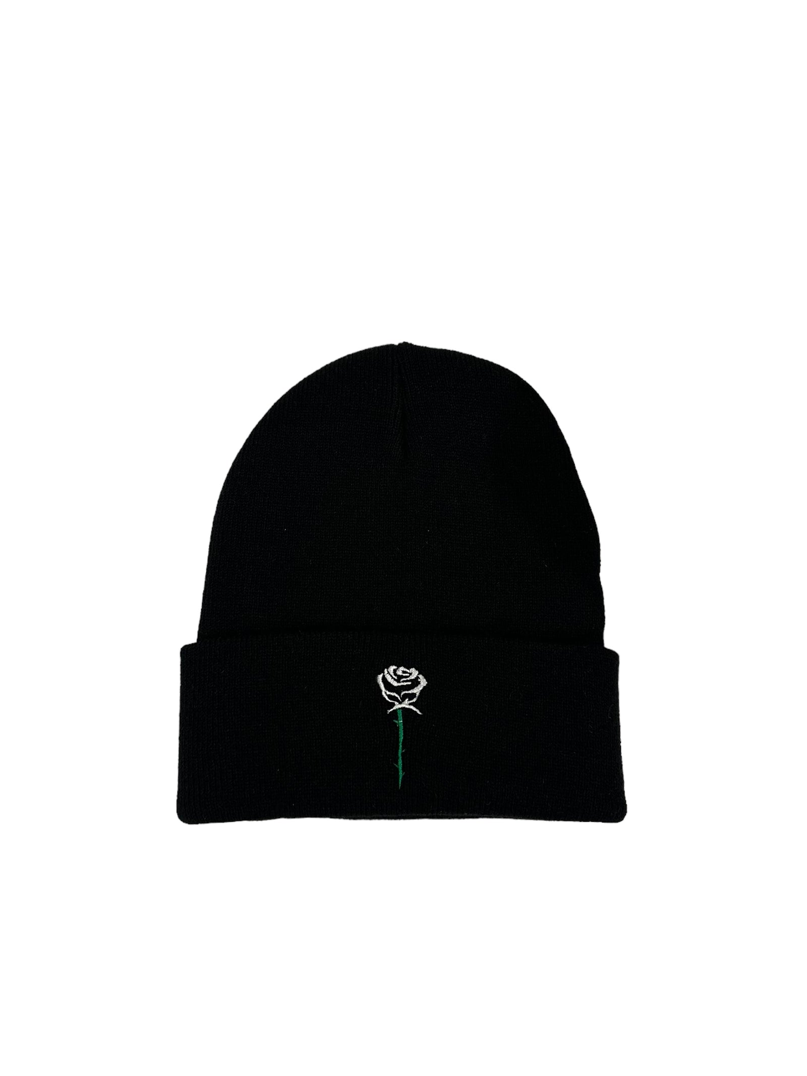 DVNCII x White Rose Winter Beanie - Phantom Black – D V N C I I